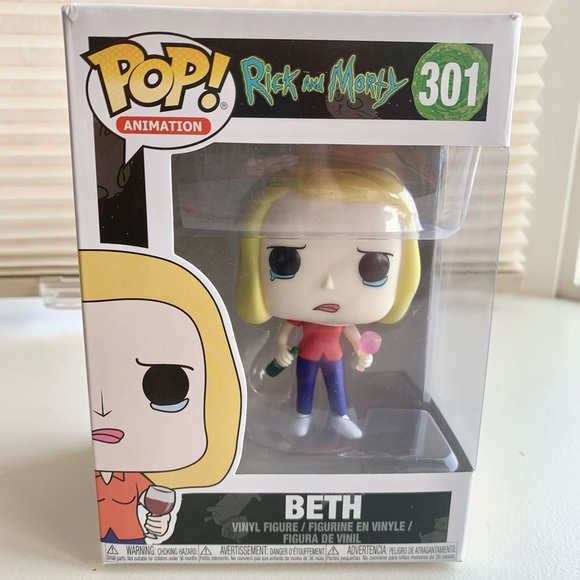 Funko POP Animation Rick and Morty #301 BETH - Picture 2 of 8